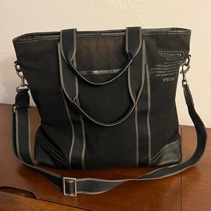 Coach Heritage Canvas Tote